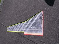 getapte Fl�gelunterseite